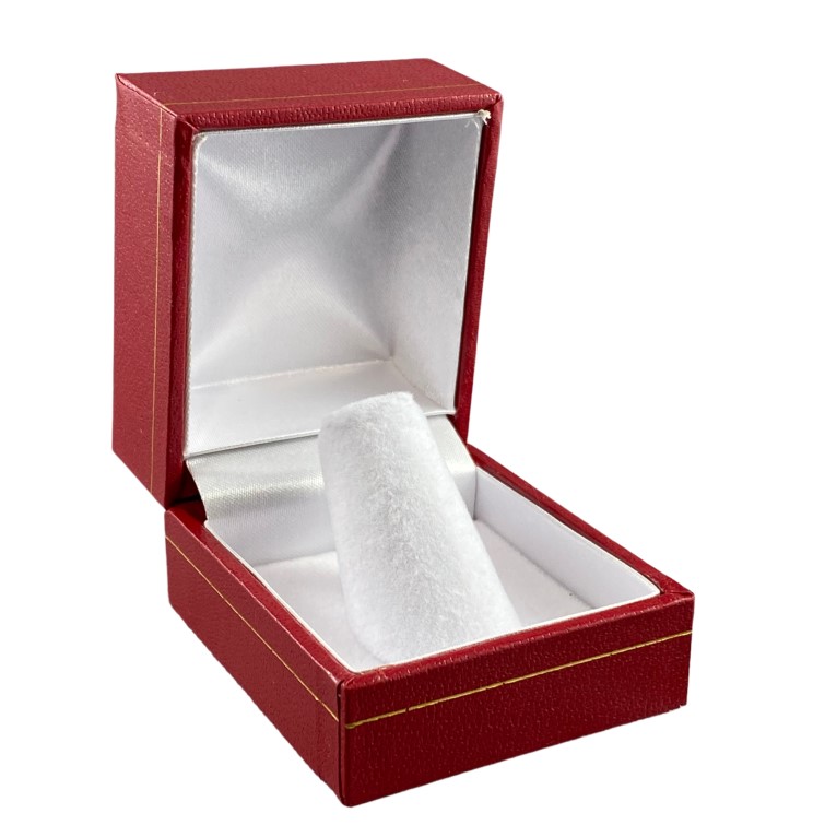 Red Cartier Style Finger Ring Box